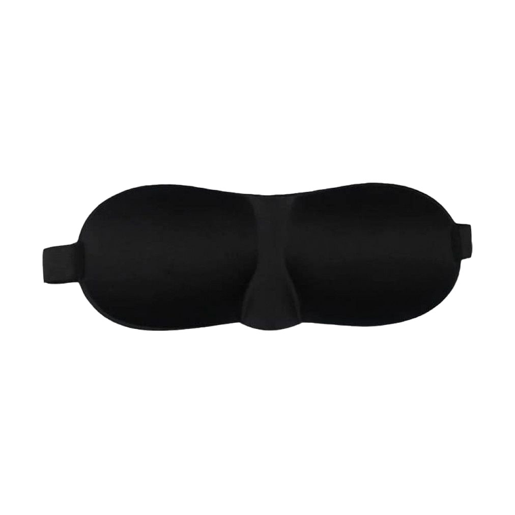 Маска для сну Cosmo Shop з 3D-контуром, чорна, 22.5*9 см, 1 шт (CS60B)
